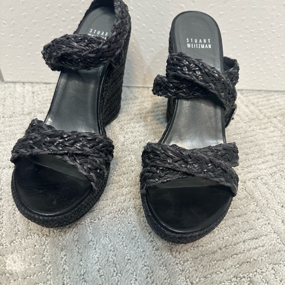 Stuart Weitzman size 8.5 black flat form - Picture 4 of 4